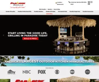 Myparadisegrill.com(Paradise Grills) Screenshot