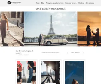 Myparisphotographer.com(Paris Photographer) Screenshot