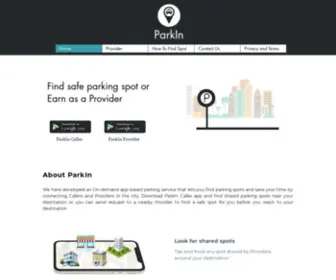 Myparkinapp.com(Find parking or Earn Money by Sharing Parking Spots) Screenshot