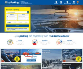 Myparking.es(Reserva tu plaza de parking online) Screenshot