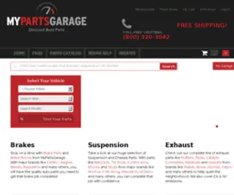 Mypartsgarage.com(Mypartsgarage) Screenshot