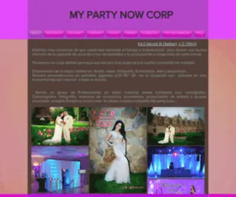 Mypartynowcorp.com(Fotografía y video en New Haven CT) Screenshot