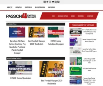 Mypassion4Footballmanager.com(Master Football Manager 2021; Passion4FM) Screenshot