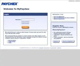 Mypaychex.com(Mypaychex) Screenshot