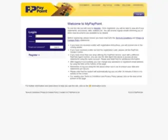 Mypaypoint.com(PayPoint Retailer Portal) Screenshot