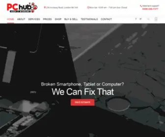 MYPchub.co.uk(Smartphone, PC, Desktop, iPhone Repair in London) Screenshot