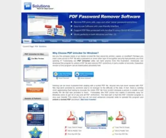 MYPDfsolutions.com(Advanced PDF Unlocker Program for Windows and Mac OS) Screenshot