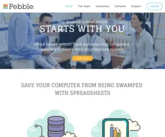 Mypebble.co.uk(Innovators in school income management) Screenshot