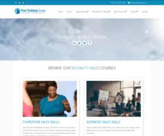 Mypeergroup.com(Sales Training Johannesburg) Screenshot