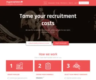 Mypeoplebiz.com(The future of recruitment) Screenshot