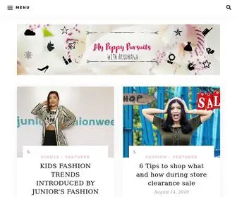 Mypeppypursuits.com(With Aradhana) Screenshot