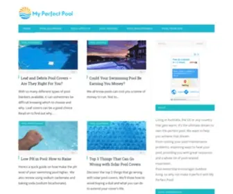 Myperfectpool.com.au(Our mission) Screenshot