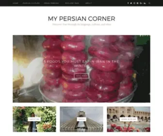 Mypersiancorner.com(My Persian Corner) Screenshot