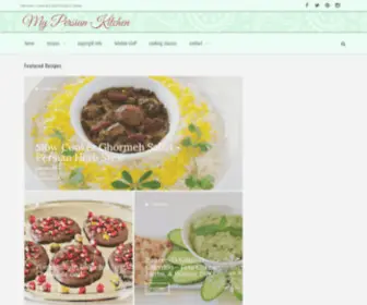 Mypersiankitchen.com(My Persian Kitchen) Screenshot