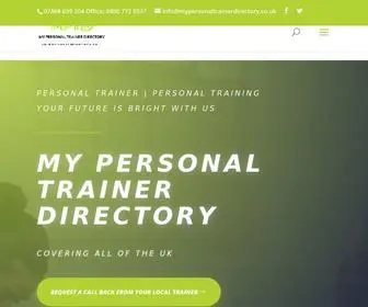 Mypersonaltrainerdirectory.co.uk(Mobile Personal Trainer Near Me) Screenshot