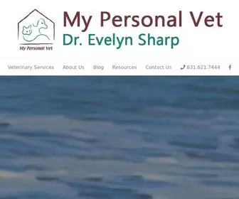 Mypersonalvet.com(Personalized veterinary medicine) Screenshot