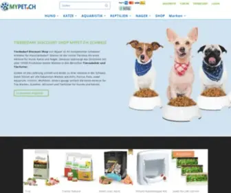 Mypet.ch(Tierbedarf Discount Shop Schweiz) Screenshot