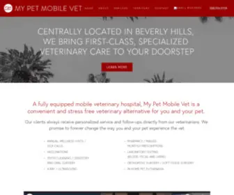 Mypetmobilevet.com(My Pet Mobile Vet) Screenshot