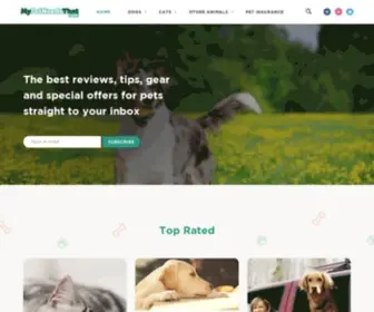 Mypetneedsthat.com(Pet Product Reviews & Tips) Screenshot