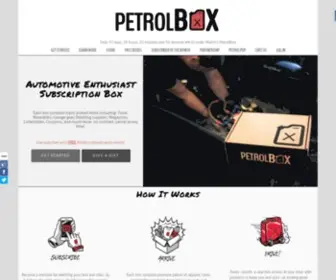 Mypetrolbox.com(Monthly Car Enthusiast Gear) Screenshot