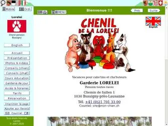 Mypets.ch(Chenil et chatterie Lorelei) Screenshot