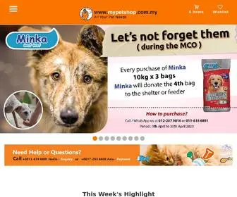 Mypetshop.com.my(Online Pet Shop Malaysia) Screenshot