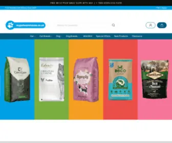 Mypetwarehouse.co.uk(Eden, Canagan and Symply) Screenshot