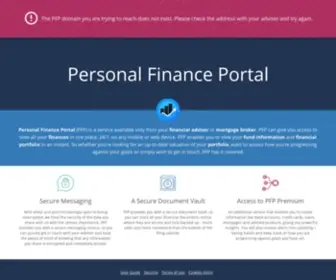 MYPFP.co.uk(Personal Finance Portal (PFP)) Screenshot