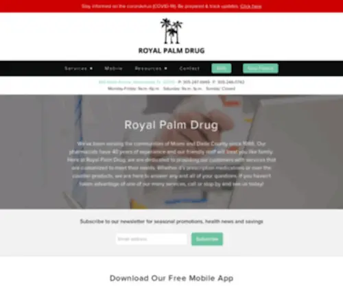 MYpharmacy.com(Royal Palm Drug) Screenshot