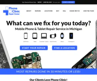 MYphoneclinic.com(Phone Clinic Repair Center) Screenshot