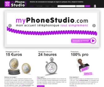 MYphonestudio.com(Message téléphonique) Screenshot