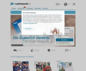 MYphotopuzzle.ch(Eigenes Fotopuzzle erstellen) Screenshot