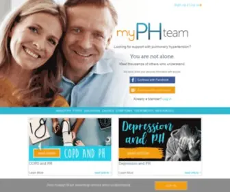 MYPhteam.com(Pulmonary hypertension Support Online) Screenshot