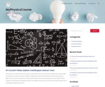 MYPHysicscourse.org Screenshot