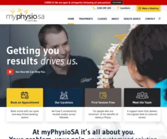 MYPHysiosa.com.au(Physio Adelaide) Screenshot
