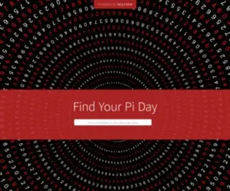 Mypiday.com(Find Your Pi Day) Screenshot