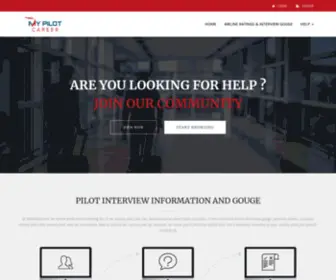 Mypilotcareer.com(My Pilot Career) Screenshot