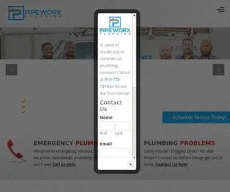 Mypipeworx.com(Sanford Plumber) Screenshot