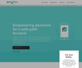 MYplanapp.org(MyPlan) Screenshot