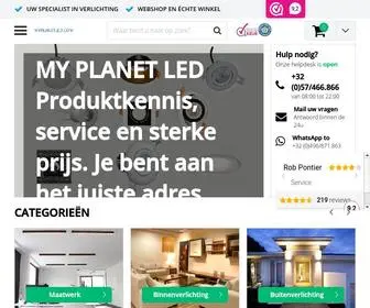 MYplanetled.com(Bij My Planet LED vindt U een zeer ruime keuze tegen goede prijzen) Screenshot