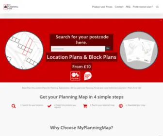MYplanningmap.co.uk(Order a Planning map in seconds) Screenshot