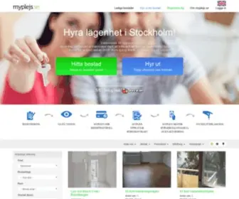 MYplejs.se(Hyra lägenhet Stockholm) Screenshot