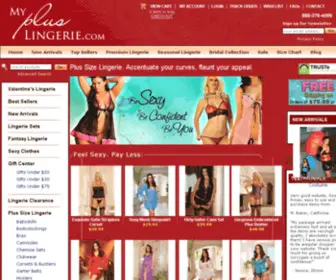 MYpluslingerie.com(MYpluslingerie) Screenshot