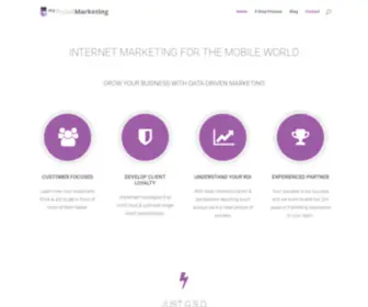 Mypocketmarketing.com(Internet marketing for the mobile world) Screenshot