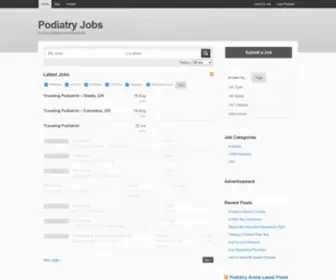 Mypodiatryjobs.com(Podiatry JobsPodiatry Jobs) Screenshot