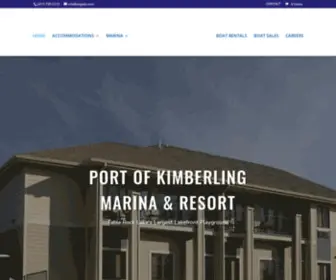 Mypok.com(Port of Kimberling Marina & Resort on Table Rock Lake in Southwest Missouri) Screenshot