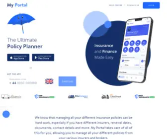 Myportal.co.uk(My Portal) Screenshot