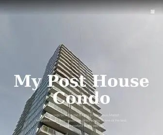 Myposthousecondo.com(Downtown Toronto Condo Specialist Axon Capital Realty Advisors Inc) Screenshot