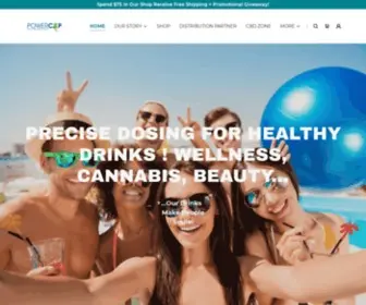 Mypowercap.com(PowerCap Precision Dosing Infused Beverages) Screenshot