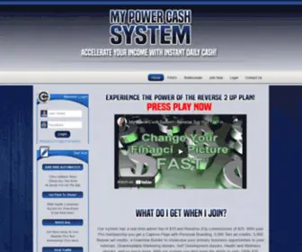 Mypowercashsystem.com(My Power Cash System) Screenshot